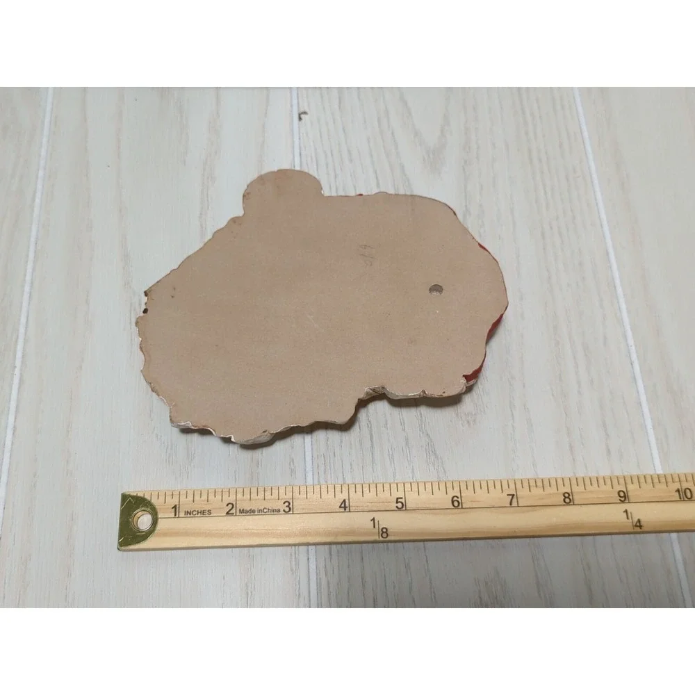 Santa face plaque wall hanging vintage‎ look heavy
